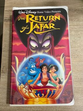 Disney – The Return of Jafar (1994) VHS – Clamshell  / Aladdin Sequel